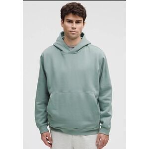 Lululemon Steady State Pullover Hoodie Light Green/Crater Blue Medium